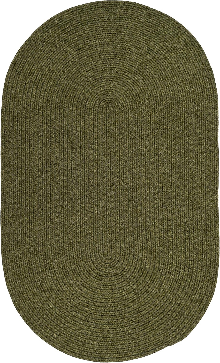 image:imageSAFAVIEH Washable Rug Outdoor Braided Collection 5 x 8 Oval Green Handmade amp Reversible NonShedding amp Easy to Clean Ideal for Patio Backyard Mudroom BRD315AGreen