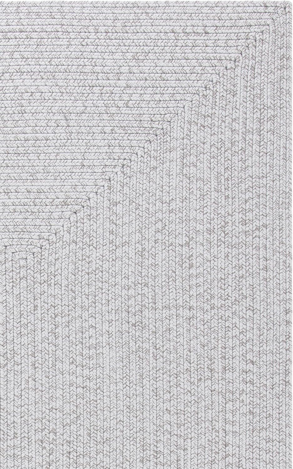 image:imageSAFAVIEH Washable Rug Outdoor Braided Collection 5 x 8 Oval Green Handmade amp Reversible NonShedding amp Easy to Clean Ideal for Patio Backyard Mudroom BRD315ASilverGrey