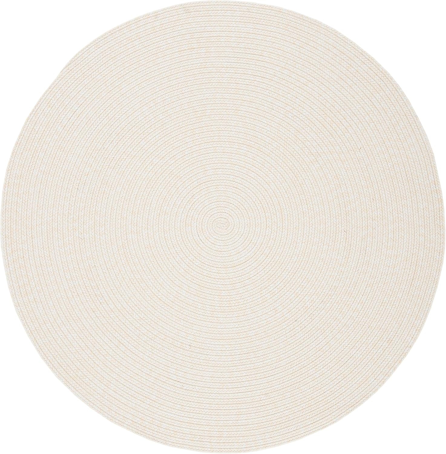 image:imageSAFAVIEH Washable Rug Outdoor Braided Collection 5 x 8 Oval Green Handmade amp Reversible NonShedding amp Easy to Clean Ideal for Patio Backyard Mudroom BRD315AIvoryBeige