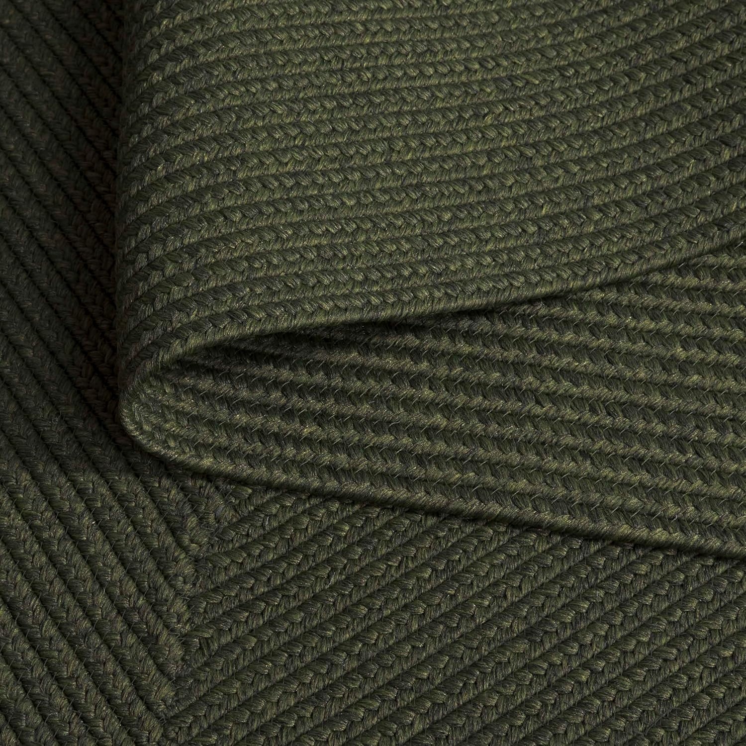 image:imageSAFAVIEH Washable Rug Outdoor Braided Collection 5 x 8 Oval Green Handmade amp Reversible NonShedding amp Easy to Clean Ideal for Patio Backyard Mudroom BRD315AGreen