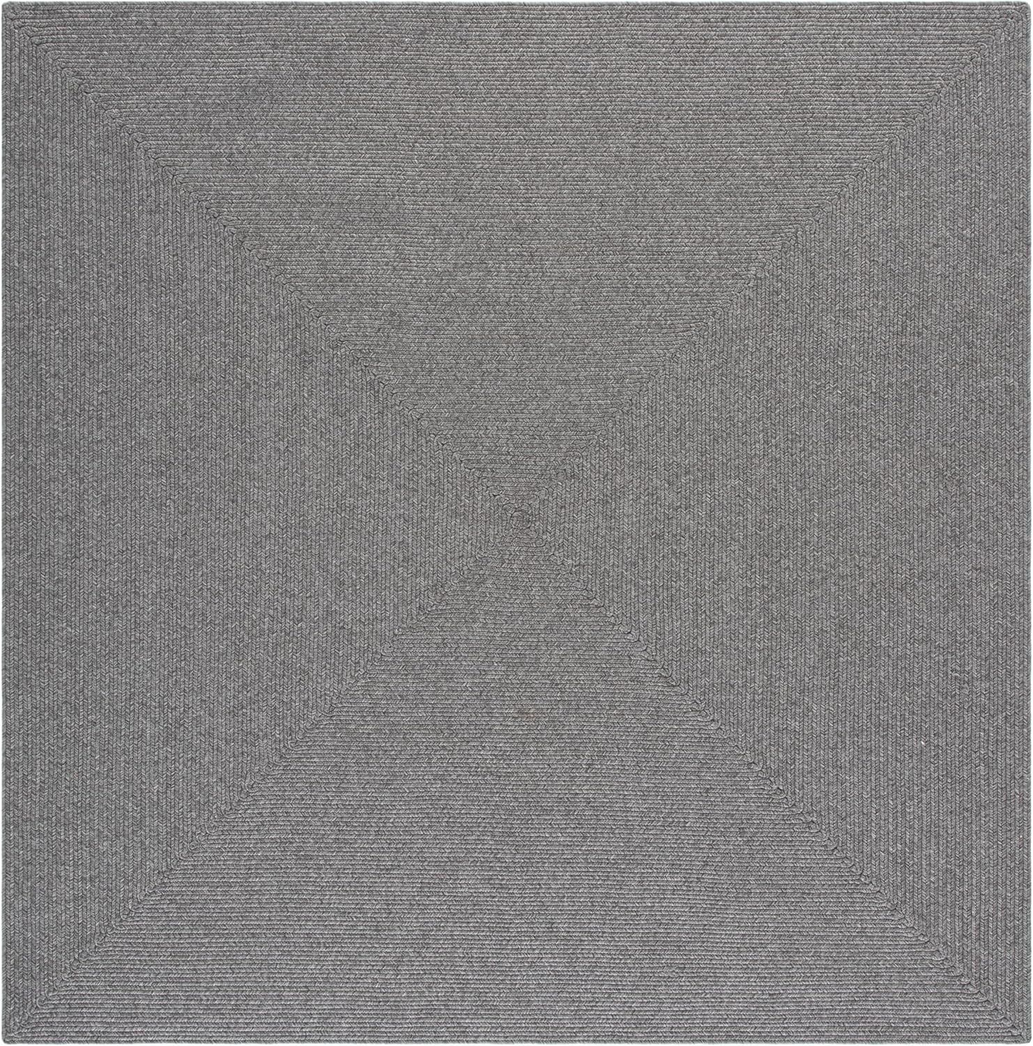 image:imageSAFAVIEH Washable Rug Outdoor Braided Collection 5 x 8 Oval Green Handmade amp Reversible NonShedding amp Easy to Clean Ideal for Patio Backyard Mudroom BRD315ADark Grey