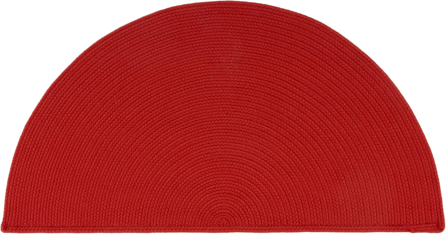 image:imageSAFAVIEH Washable Rug Outdoor Braided Collection 5 x 8 Oval Green Handmade amp Reversible NonShedding amp Easy to Clean Ideal for Patio Backyard Mudroom BRD315ARust