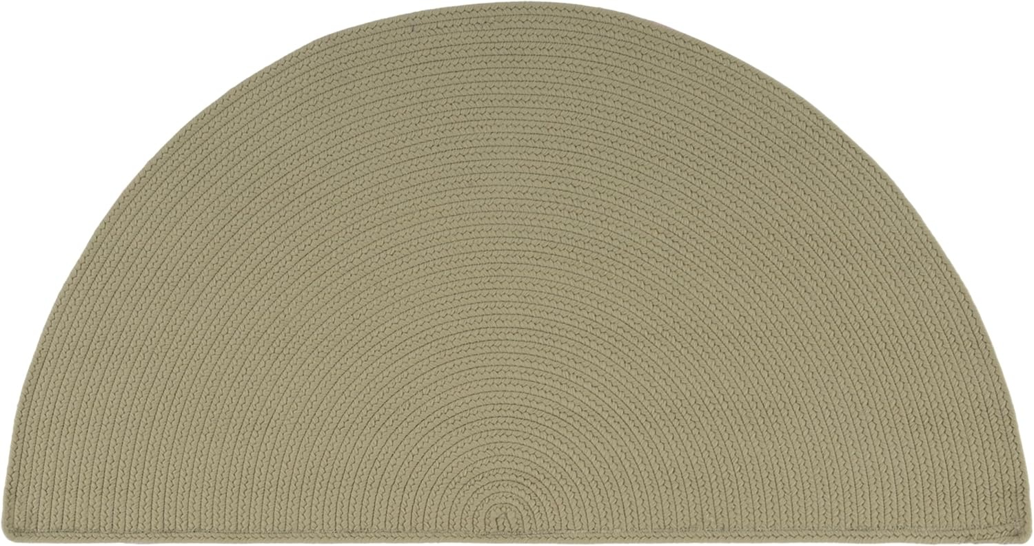 image:imageSAFAVIEH Washable Rug Outdoor Braided Collection 5 x 8 Oval Green Handmade amp Reversible NonShedding amp Easy to Clean Ideal for Patio Backyard Mudroom BRD315ASage