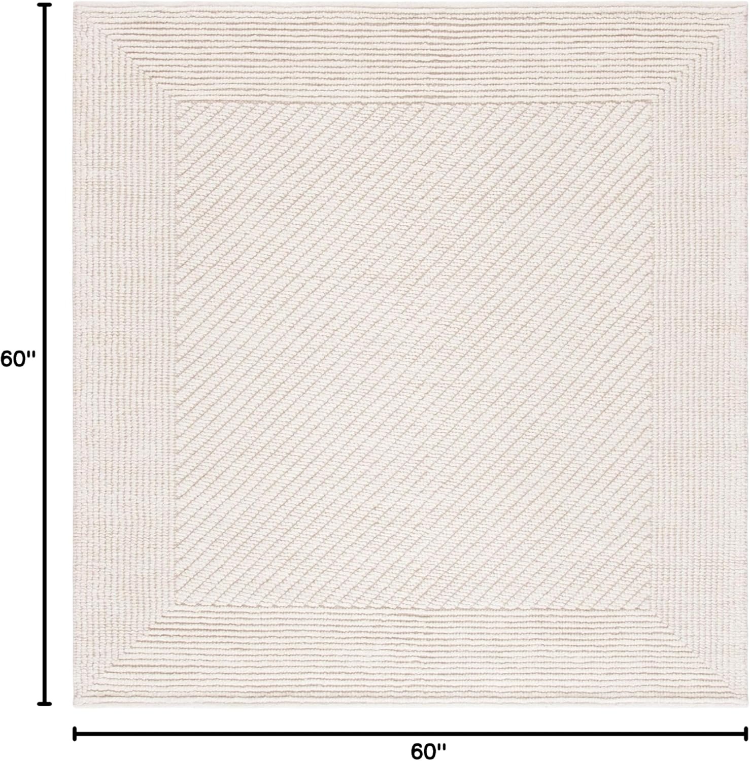 image:imageSafavieh Natura Collection Runner Rug 23 x 8 Ivory Handmade Wool Ideal for High Traffic Areas in Living Room Bedroom NAT450AIvory