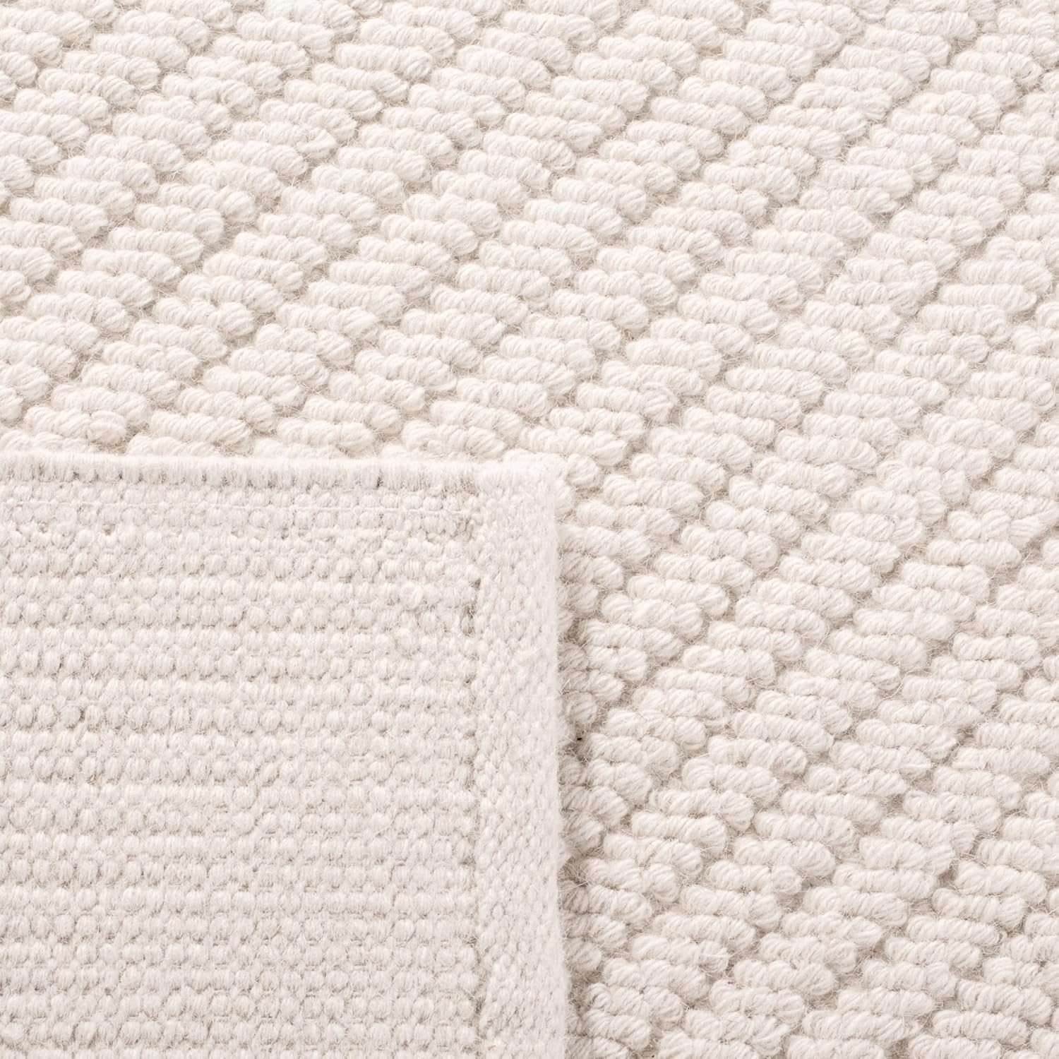 image:imageSafavieh Natura Collection Runner Rug 23 x 8 Ivory Handmade Wool Ideal for High Traffic Areas in Living Room Bedroom NAT450AIvory