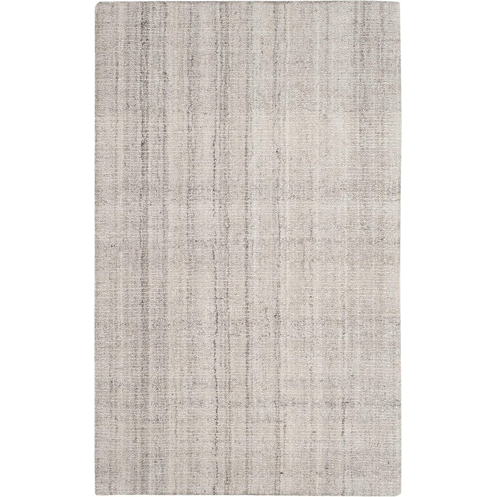 image:imageSAFAVIEH Abstract Collection Area Rug 8 Round Ivory amp Beige Handmade Wool amp Viscose Ideal for High Traffic Areas in Living Room Bedroom ABT141DLight Grey