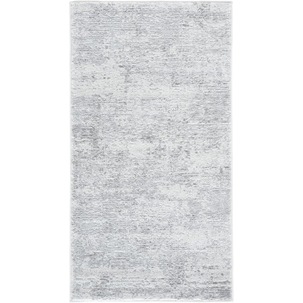 image:imageSAFAVIEH Amelia Collection Area Rug 8 x 10 Ivory amp Blue Modern Abstract Design NonShedding amp Easy Care Ideal for High Traffic Areas in Living Room Bedroom ALA700AIvoryLight Grey