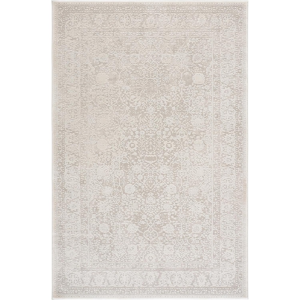 image:imageSAFAVIEH Area Rug 10 Square Reflection Collection Large Beige amp Cream NonShedding amp Easy Cleaning Ideal for Living Room Bedroom RFT663AWhiteIvory