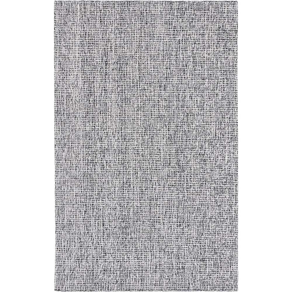 image:imageSAFAVIEH Area Rug 8x10 Abstract Collection Large Light Grey amp Ivory Handmade Wool Ideal for Living Room Bedroom Office Dining Space ABT468FBlackIvory
