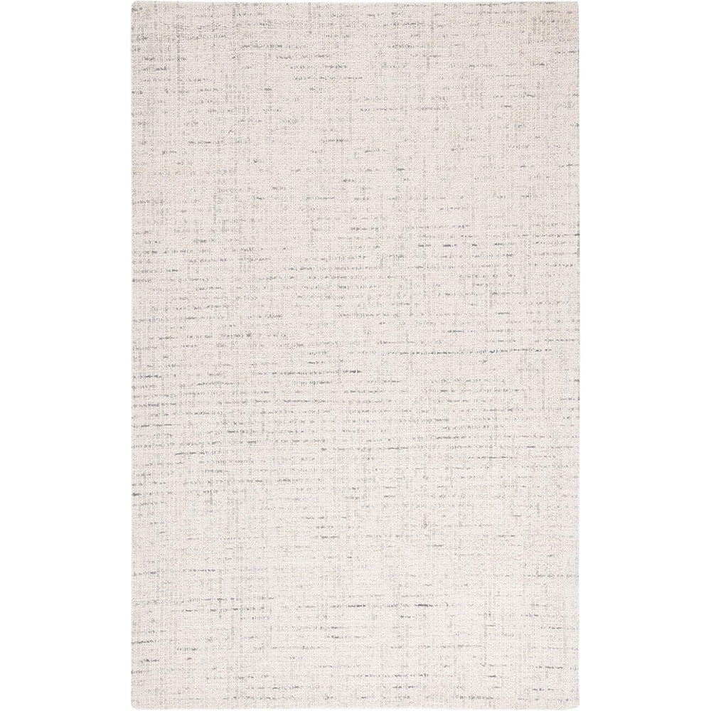 image:imageSAFAVIEH Area Rug 8x10 Abstract Collection Large Light Grey amp Ivory Handmade Wool Ideal for Living Room Bedroom Office Dining Space ABT468FIvoryLight Grey