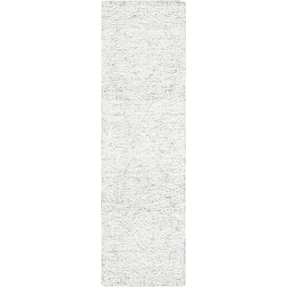 image:imageSAFAVIEH Area Rug 8x10  Metro Collection  Large  Natural amp Ivory Handmade Wool Ideal for Living Room Bedroom Dining Space MET998ADark GreyIvory