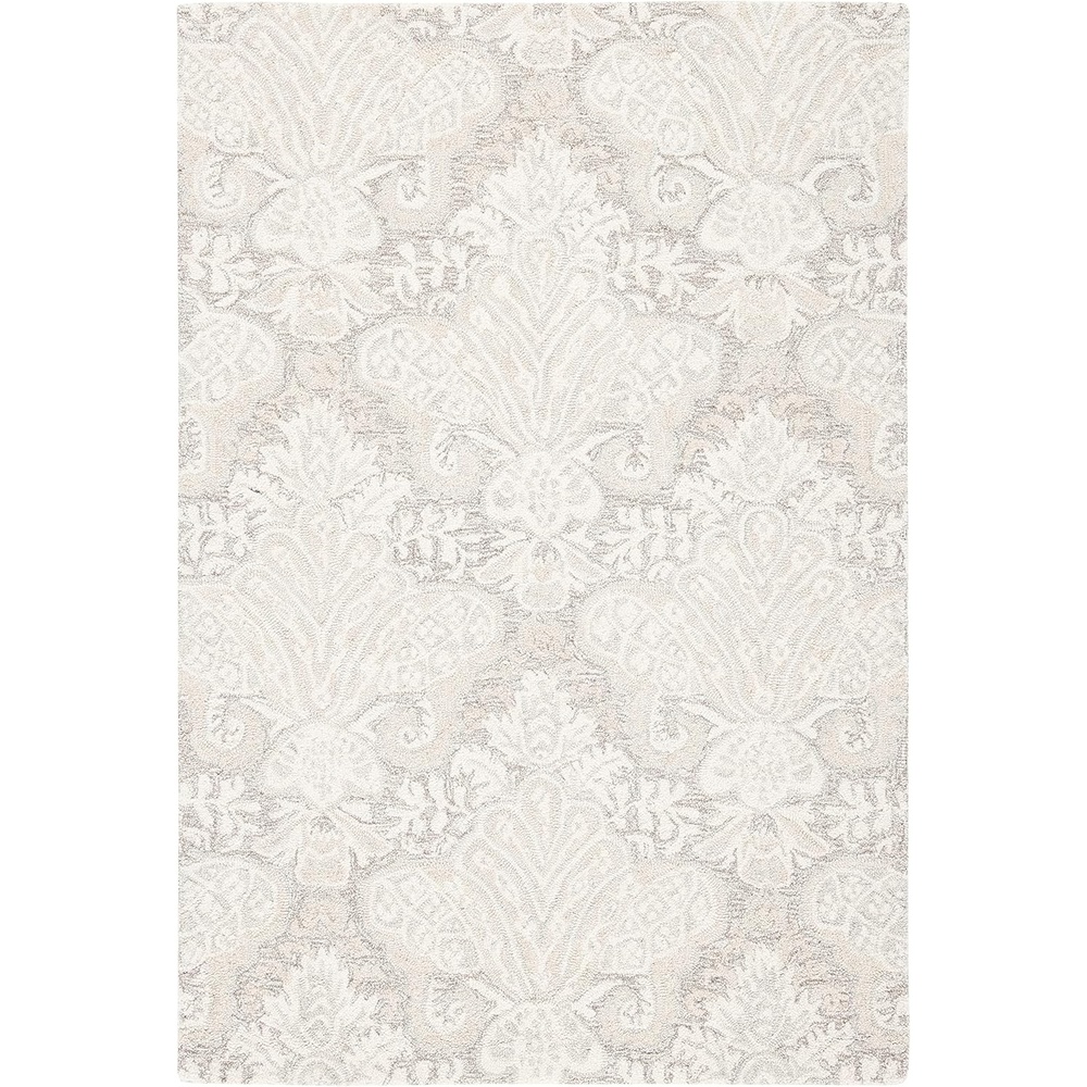image:imageSAFAVIEH Area Rug 8x10 MicroLoop Collection Large Beige Handmade Wool Ideal for Living Room Bedroom Office Dining Space MLP539BBeige