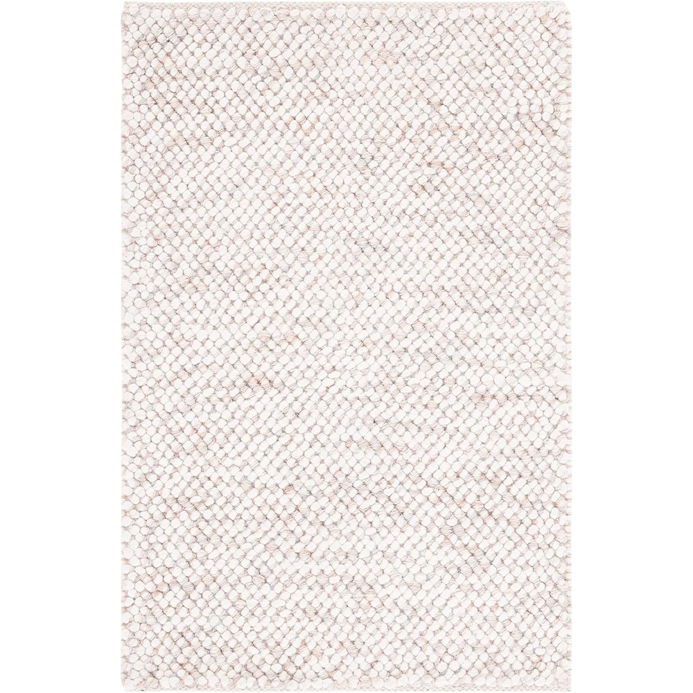 image:imageSAFAVIEH Area Rug 8x10 Natura Collection Large Grey amp Ivory Handmade Wool Ideal for Living Room Bedroom Dining Space NAT182FBeigeIvory