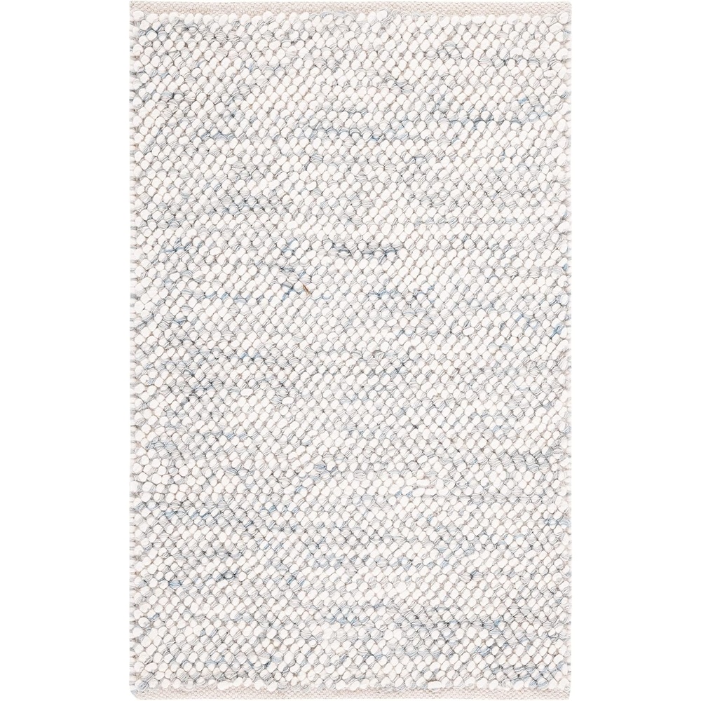 image:imageSAFAVIEH Area Rug 8x10 Natura Collection Large Grey amp Ivory Handmade Wool Ideal for Living Room Bedroom Dining Space NAT182FGreyIvory