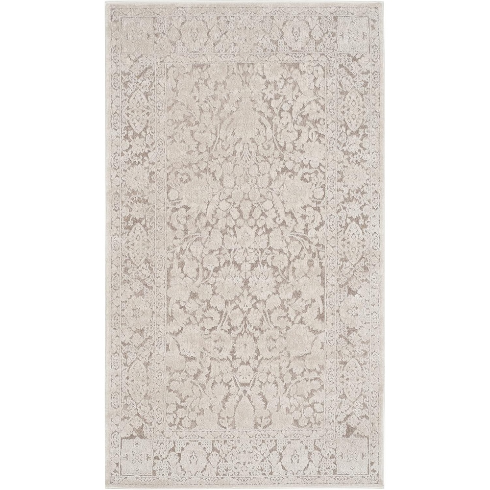 image:imageSAFAVIEH Area Rug 8x10 Reflection Collection Large Cream amp Ivory NonShedding amp Easy Cleaning Ideal for Living Room Bedroom Dining Space RFT667DBeigeCream
