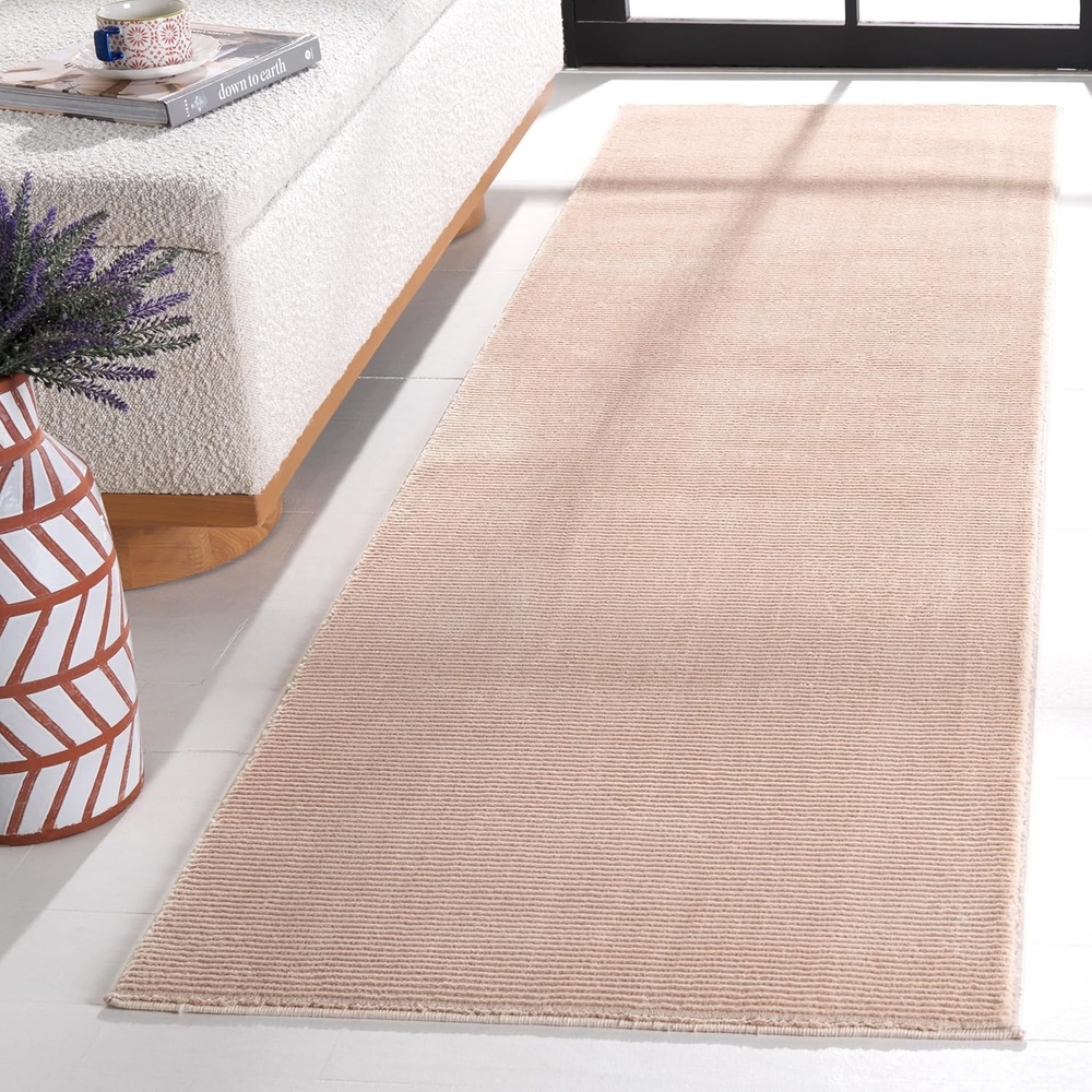 image:imageSAFAVIEH Area Rug 8x10 Revive Collection Large Green Solid Pattern NonShedding amp Easy Cleaning Ideal for Living Room Bedroom Office Dining Space REV102YPink