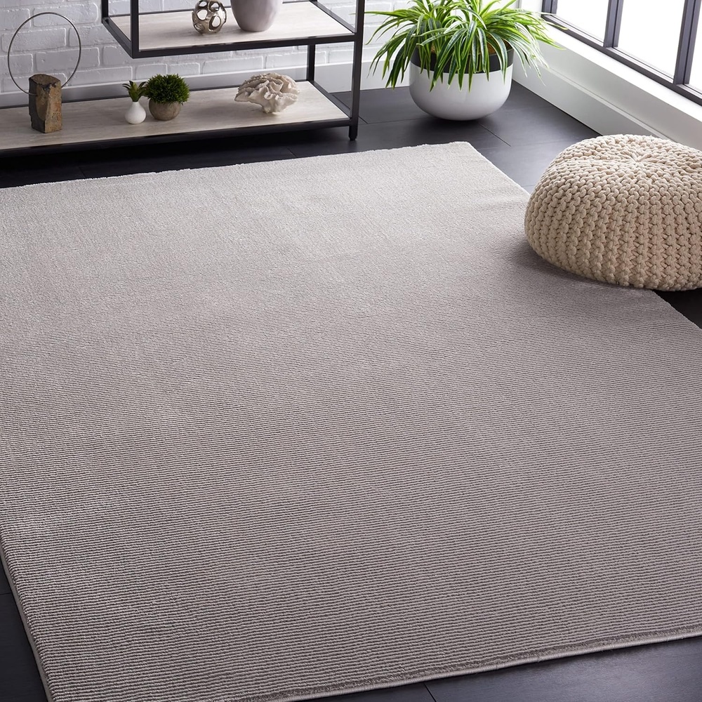 image:imageSAFAVIEH Area Rug 8x10 Revive Collection Large Green Solid Pattern NonShedding amp Easy Cleaning Ideal for Living Room Bedroom Office Dining Space REV102YGrey