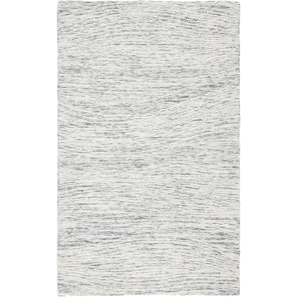 image:imageSAFAVIEH Metro Collection 8 x 10 NaturalIvory MET995A Handmade Premium Wool Living Room Dining Bedroom Area RugDark GreyIvory