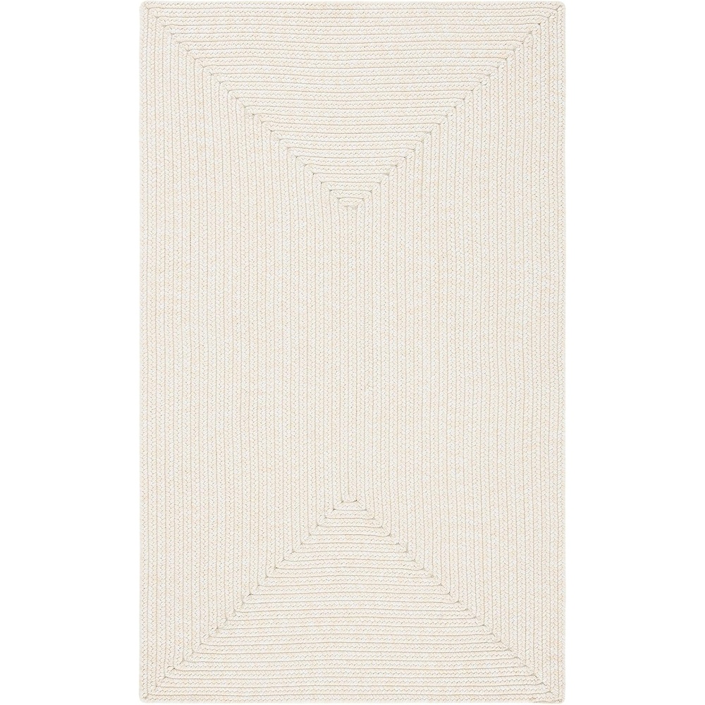 image:imageSAFAVIEH Washable Rug Outdoor Braided Collection 5 x 8 Oval Green Handmade amp Reversible NonShedding amp Easy to Clean Ideal for Patio Backyard Mudroom BRD315AIvoryBeige