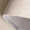 SAFAVIEH Abstract Collection Area Rug – 10′ Square, Ivory & Charcoal, Handmade Wool, Ideal for High Traffic Areas in Living Room, Bedroom (ABT340H)(Ivory/Beige)