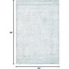 SAFAVIEH Abstract Collection Area Rug – 10′ Square, Ivory & Charcoal, Handmade Wool, Ideal for High Traffic Areas in Living Room, Bedroom (ABT340H)(Ivory/Blue)