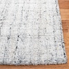 SAFAVIEH Abstract Collection Area Rug – 8′ Round, Ivory & Beige, Handmade Wool & Viscose, Ideal for High Traffic Areas in Living Room, Bedroom (ABT141D)(Camel/Black)