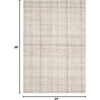 SAFAVIEH Abstract Collection Area Rug – 8′ Round, Ivory & Beige, Handmade Wool & Viscose, Ideal for High Traffic Areas in Living Room, Bedroom (ABT141D)(Ivory/Beige)