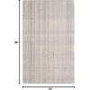 SAFAVIEH Abstract Collection Area Rug – 8′ Round, Ivory & Beige, Handmade Wool & Viscose, Ideal for High Traffic Areas in Living Room, Bedroom (ABT141D)(Light Grey)