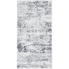 SAFAVIEH Amelia Collection Area Rug – 8′ x 10′, Ivory & Blue, Modern Abstract Design, Non-Shedding & Easy Care, Ideal for High Traffic Areas in Living Room, Bedroom (ALA700A)(Ivory/Grey)