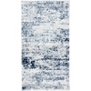 SAFAVIEH Amelia Collection Area Rug – 8′ x 10′, Ivory & Blue, Modern Abstract Design, Non-Shedding & Easy Care, Ideal for High Traffic Areas in Living Room, Bedroom (ALA700A)(Ivory/Navy)