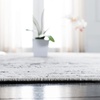 SAFAVIEH Amelia Collection Area Rug – 8′ x 10′, Ivory & Blue, Modern Abstract Design, Non-Shedding & Easy Care, Ideal for High Traffic Areas in Living Room, Bedroom (ALA700A)(Ivory/Grey)
