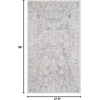 SAFAVIEH Area Rug 10′ Square – Reflection Collection – Large – Beige & Cream, Non-Shedding & Easy Cleaning, Ideal for Living Room, Bedroom (RFT663A)(Light Grey/Cream)