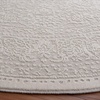 SAFAVIEH Area Rug 10′ Square – Reflection Collection – Large – Beige & Cream, Non-Shedding & Easy Cleaning, Ideal for Living Room, Bedroom (RFT663A)(White/Ivory)