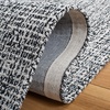 SAFAVIEH Area Rug 8×10 – Abstract Collection – Large – Light Grey & Ivory, Handmade Wool, Ideal for Living Room, Bedroom, Office, Dining Space (ABT468F)(Black/Ivory)