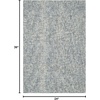 SAFAVIEH Area Rug 8×10 – Abstract Collection – Large – Light Grey & Ivory, Handmade Wool, Ideal for Living Room, Bedroom, Office, Dining Space (ABT468F)(Blue/Charcoal)
