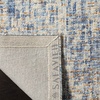 SAFAVIEH Area Rug 8×10 – Abstract Collection – Large – Light Grey & Ivory, Handmade Wool, Ideal for Living Room, Bedroom, Office, Dining Space (ABT468F)(Dark Blue/Rust)