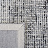 SAFAVIEH Area Rug 8×10 – Abstract Collection – Large – Light Grey & Ivory, Handmade Wool, Ideal for Living Room, Bedroom, Office, Dining Space (ABT468F)(Dark Grey/Ivory)