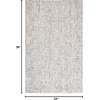 SAFAVIEH Area Rug 8×10 – Abstract Collection – Large – Light Grey & Ivory, Handmade Wool, Ideal for Living Room, Bedroom, Office, Dining Space (ABT468F)(Grey/Ivory)