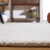 SAFAVIEH Area Rug 8×10 – Abstract Collection – Large – Light Grey & Ivory, Handmade Wool, Ideal for Living Room, Bedroom, Office, Dining Space (ABT468F)(Ivory/Brown)