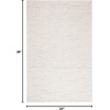 SAFAVIEH Area Rug 8×10 – Abstract Collection – Large – Light Grey & Ivory, Handmade Wool, Ideal for Living Room, Bedroom, Office, Dining Space (ABT468F)(Ivory/Brown)