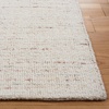 SAFAVIEH Area Rug 8×10 – Abstract Collection – Large – Light Grey & Ivory, Handmade Wool, Ideal for Living Room, Bedroom, Office, Dining Space (ABT468F)(Ivory/Brown)