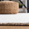 SAFAVIEH Area Rug 8×10 – Abstract Collection – Large – Light Grey & Ivory, Handmade Wool, Ideal for Living Room, Bedroom, Office, Dining Space (ABT468F)(Ivory/Beige)