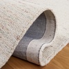 SAFAVIEH Area Rug 8×10 – Abstract Collection – Large – Light Grey & Ivory, Handmade Wool, Ideal for Living Room, Bedroom, Office, Dining Space (ABT468F)(Ivory/Brown)
