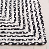 SAFAVIEH Area Rug 8×10 – Braided Collection – Large – Blue & Ivory, Handmade Cotton, Ideal for Living Room, Bedroom, Office, Dining Space (BRD260M)(Black/Ivory)