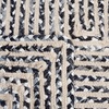 SAFAVIEH Area Rug 8×10 – Braided Collection – Large – Blue & Ivory, Handmade Cotton, Ideal for Living Room, Bedroom, Office, Dining Space (BRD260M)(Black/Navy)