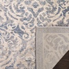 SAFAVIEH Area Rug 8×10 – Brentwood Collection – Large – Light Grey & Blue, Damask Pattern, Non-Shedding & Easy Cleaning, Ideal for Living Room, Bedroom, Office, Dining Space (BNT810G)
