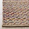 SAFAVIEH Area Rug 8×10 – Cape Cod Collection – Large – Blue & Natural, Handmade Braided Jute, Boho Design, Ideal for Living Room, Bedroom, Office, Dining Space (CAP305M)(Red/Natural)