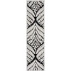 SAFAVIEH Area Rug 8×10 – Capri Collection – Large – Ivory & Blue, Handmade Wool, Ideal for Living Room, Bedroom, Office, Dining Space (CPR208A)(Black/Ivory)
