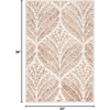 SAFAVIEH Area Rug 8×10 – Capri Collection – Large – Ivory & Blue, Handmade Wool, Ideal for Living Room, Bedroom, Office, Dining Space (CPR208A)(Ivory/Brown)