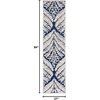SAFAVIEH Area Rug 8×10 – Capri Collection – Large – Ivory & Blue, Handmade Wool, Ideal for Living Room, Bedroom, Office, Dining Space (CPR208A)(Navy/Ivory)